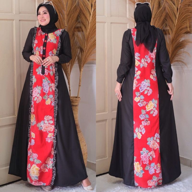 Laksmi Dress Gamis Batik by U2C Daufas