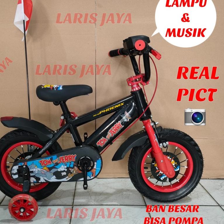 [RA1]SEPEDA ANAK LAKI LAKI 12 INCH BMX ATLANTIS BAN BESAR (ADA MUSIK DAN LAMPU) ATLANTIS ) SEPEDA BM
