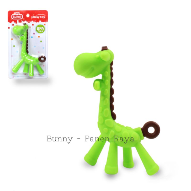 Gigitan Bayi Jerapah SNI Teether Giraffe Chew Toy Giraffe