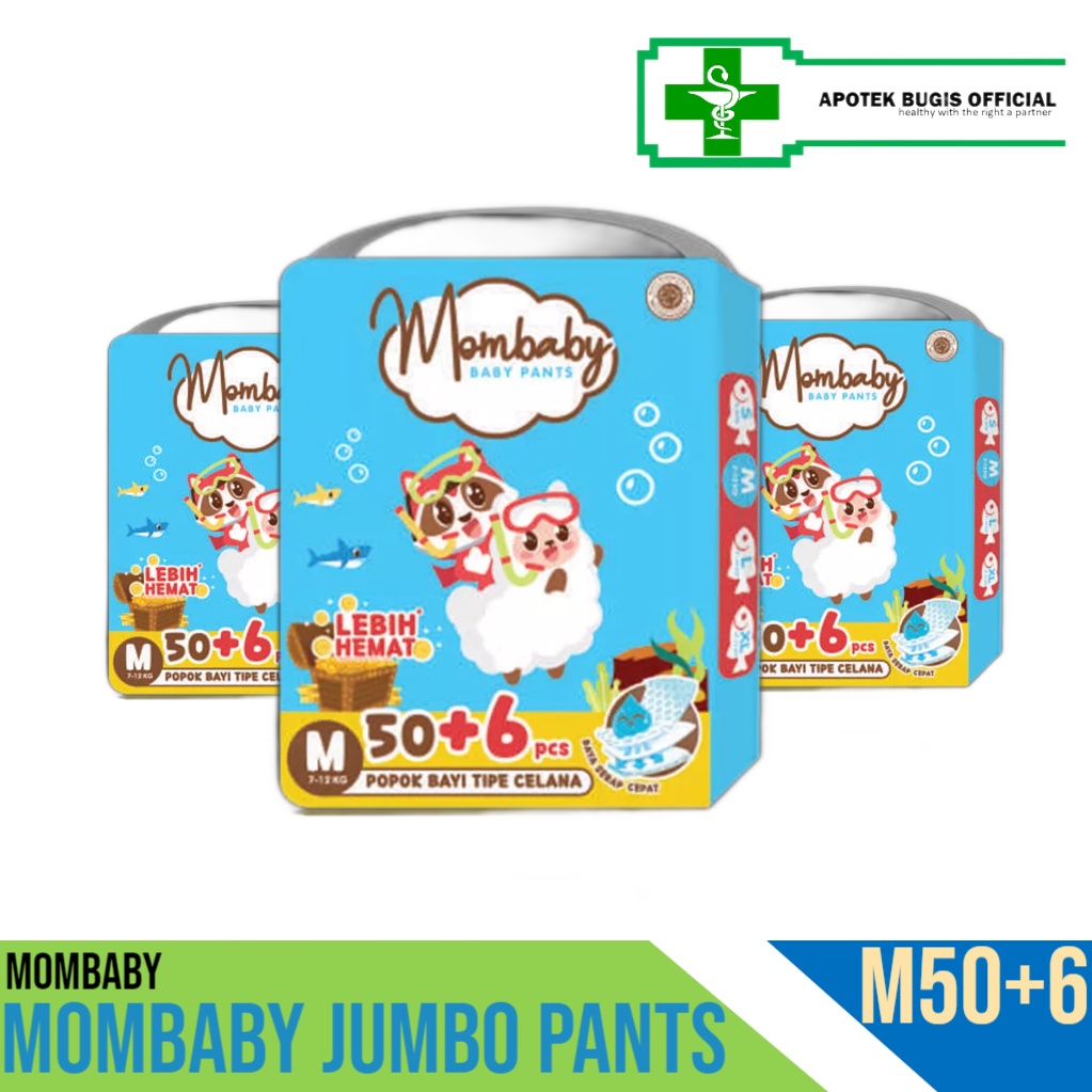 MOMBABY Pants Jumbo S58+6 | M50+6 | L46+6 | XL40+6 |XXL32+6 All-Size