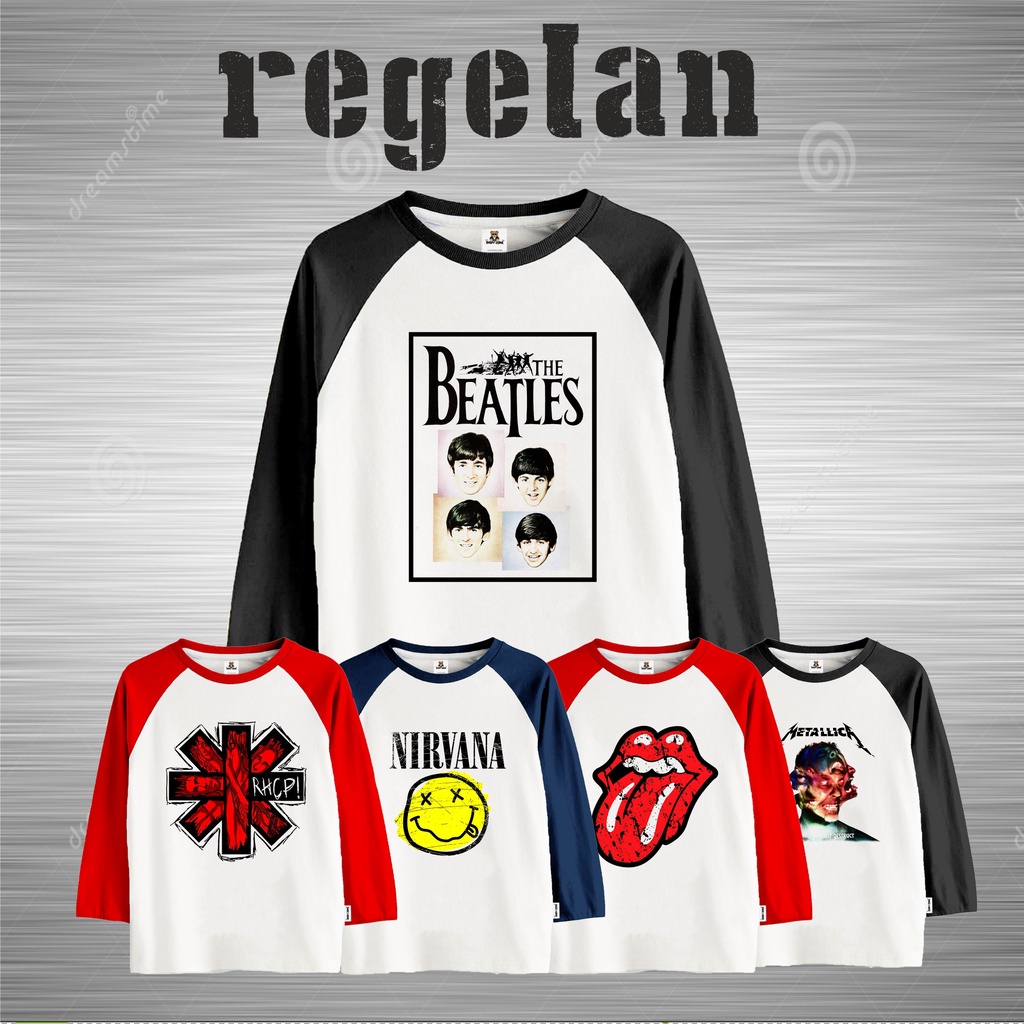 Rock Children - Baju Reglan Anak Anak Band Night Wolf Reborn