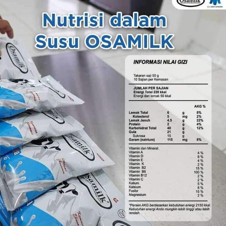 

Berkualitas!! SUSU OSAMILK ORIGINAL 100% Penggemuk Badan & Penambah Nafsu Makan 500 g