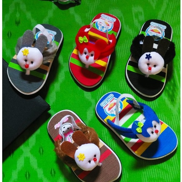 SANDAL ANAK / SANDAL BABY SPON PELANGI 1 - 3 TAHUN