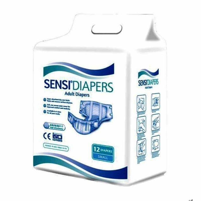 Sensi Adult Diapers S 12 / Sensi Popok Dewasa S 12