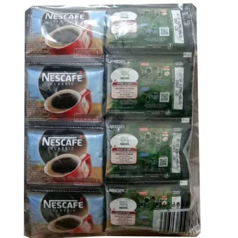 

kz⁂Terbatas Nescafe Classic Sachet 2gr / 1 pack isi 60 sachet V84