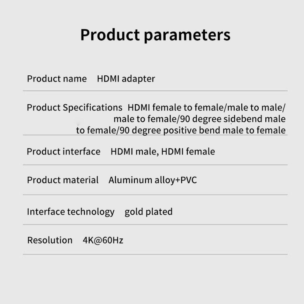 Pineapple HDMI-compatible Extender Untuk PC TV Monitor Perpanjangan Kabel HD Konverter Male to Female