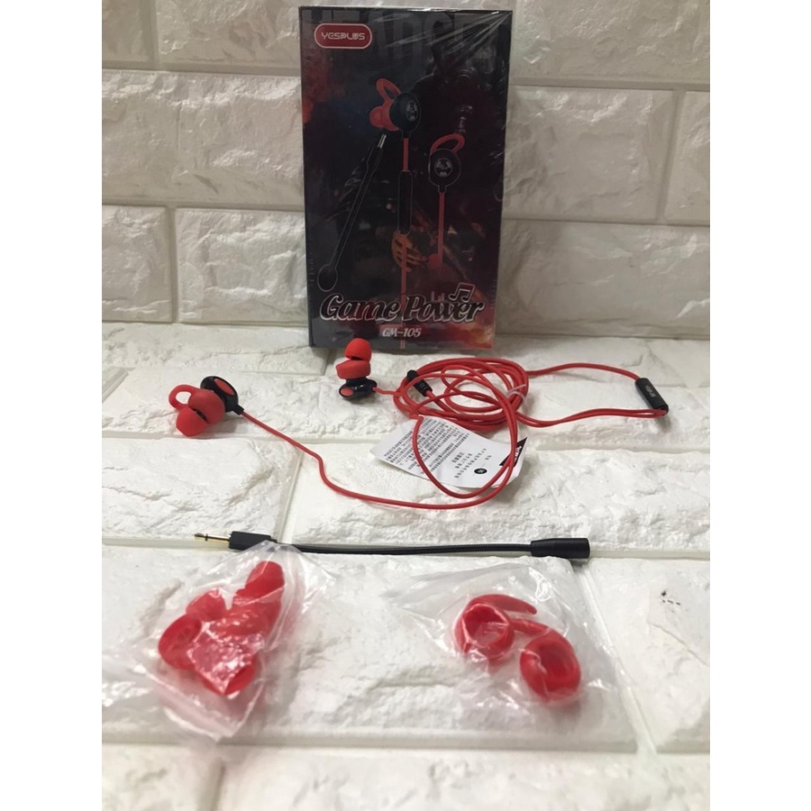 Headset gaming yesplus GM-105 +mic handsfree GM105
