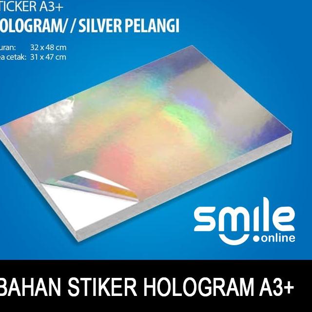 

➧ READY BAHAN STIKER HOLOGRAM / PELANGI / SILVER / GOLDI A3+ ☽