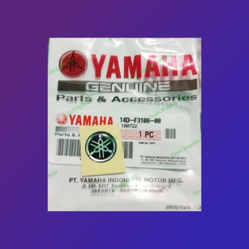 STICKER EMBLEM LOGO YAMAHA BATOK SPEEDOMETER MIO J MIO GT