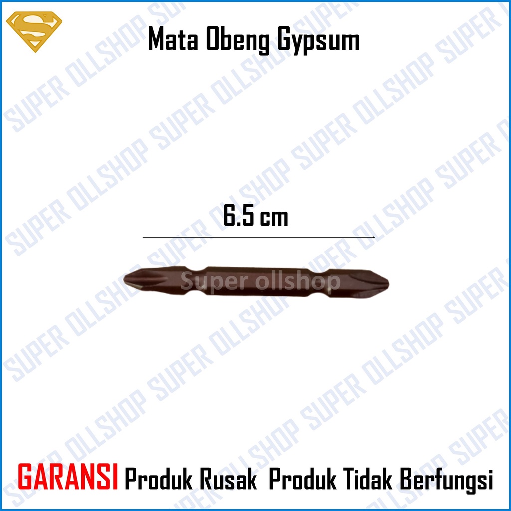 Mata Obeng Gypsum PH2 Magnet Screw Driver Skrup 6.5MM