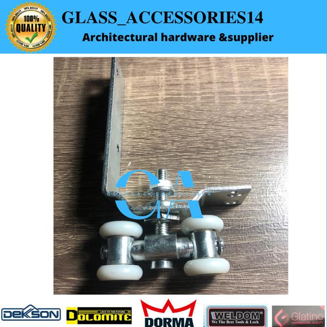 Accecories Pintu Lipat 3 M Complete Rel Pintu Lipat Roda Pintu Lipat