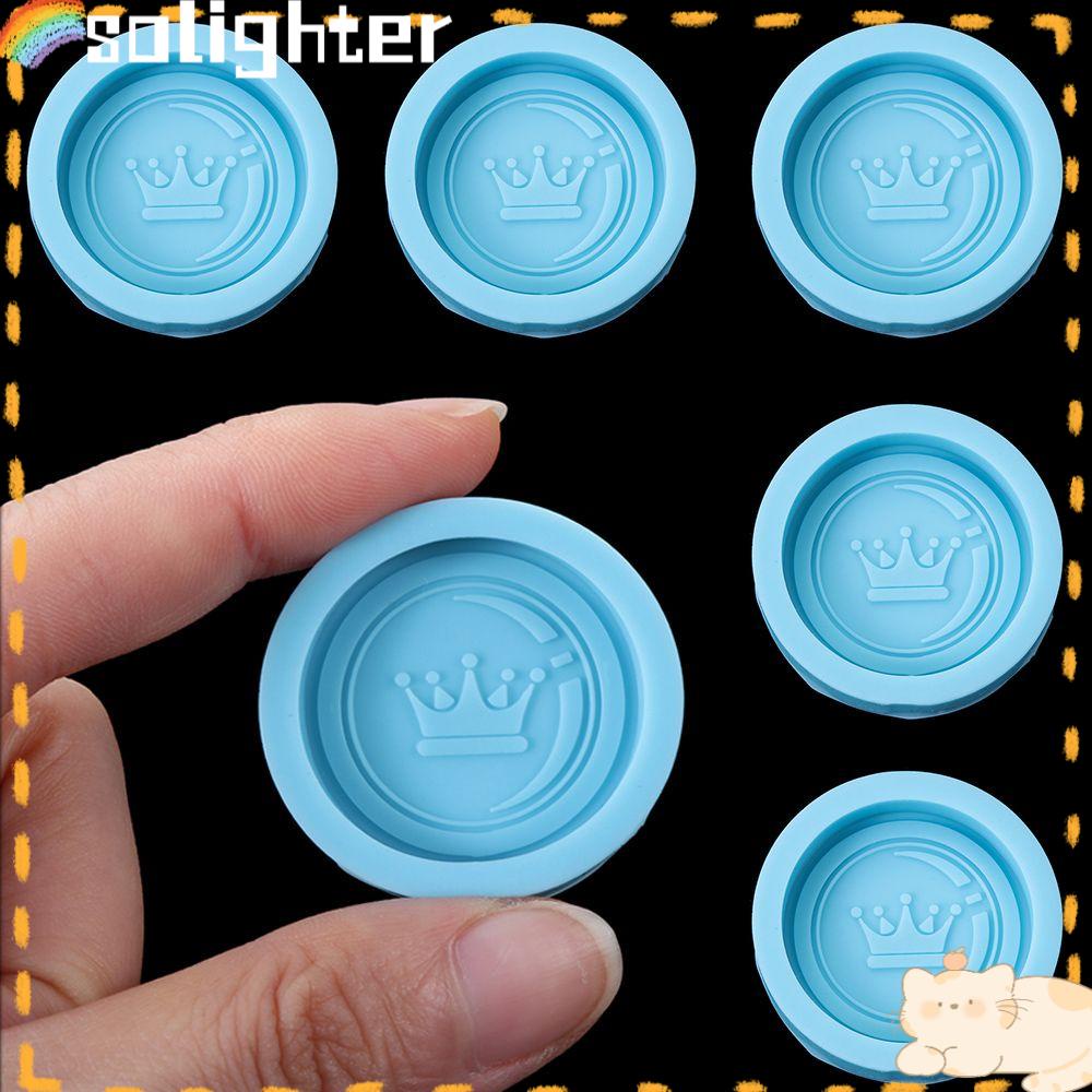 Solighter Cetakan Resin Ornamen Permen Coklat Kue Tools Checkers Silicone Mold