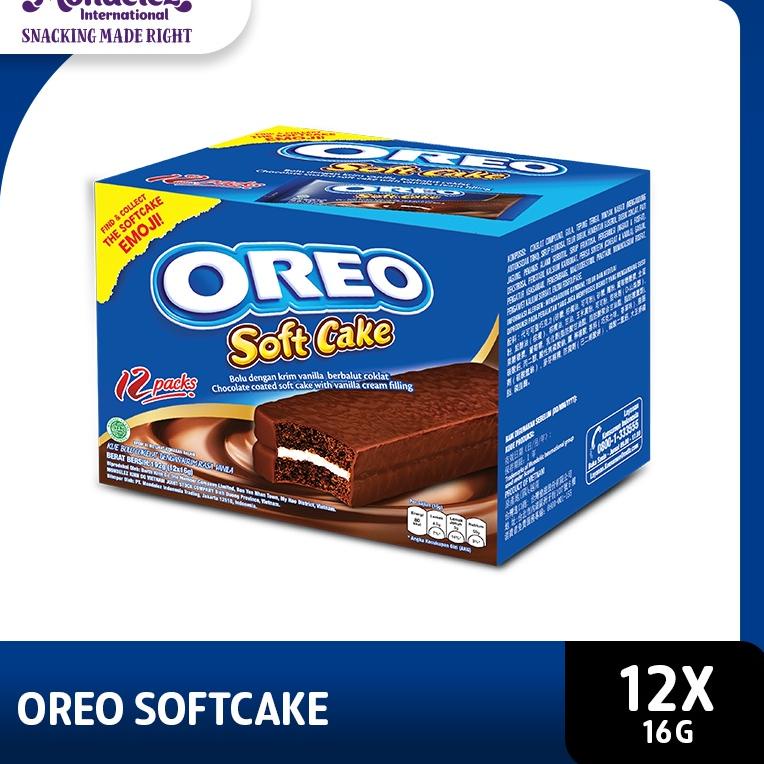 

⚡Cuci gudang⭐ Oreo Softcake 12x16gr - Triple Pack .,,.,.,