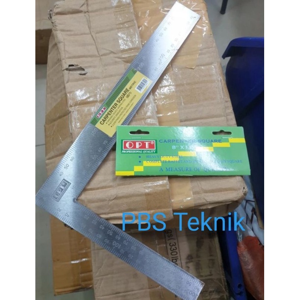 

Penggaris Siku Tukang 20 x 30cm Steel Carpenter Square