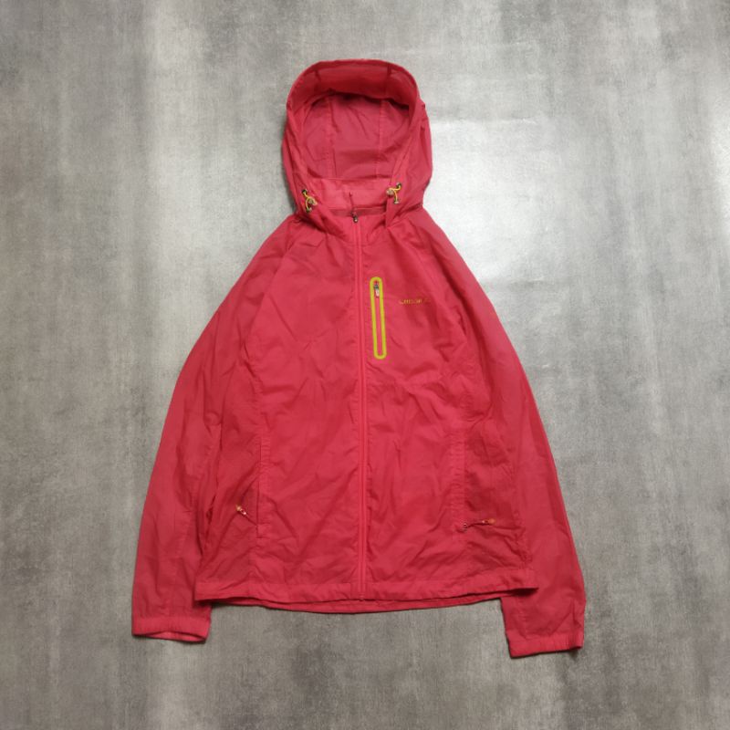 jaket running olahraga parasut tipis anti angin second outdoor