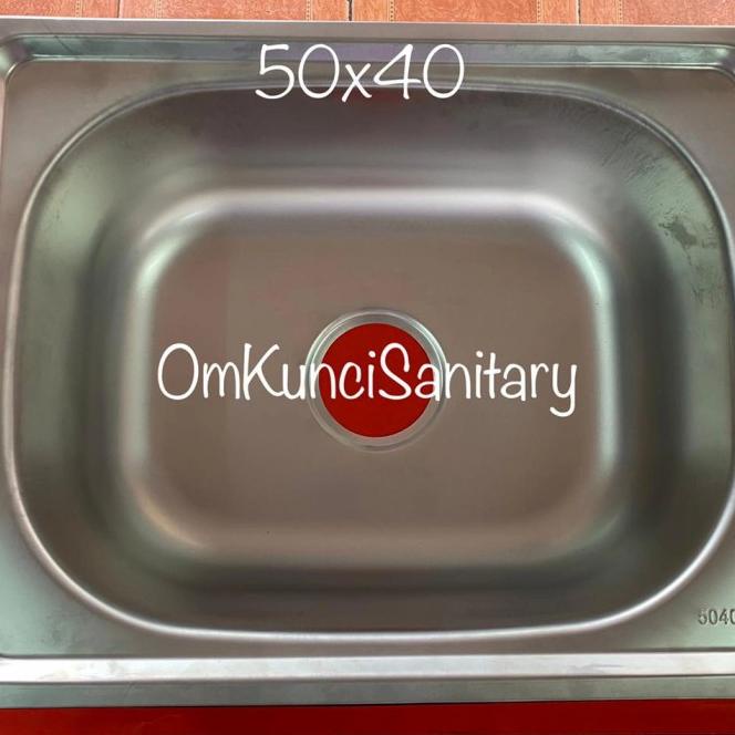 Bak Cuci Piring Bcp Kitchen Sink 1 Lubang Stainless Dalam