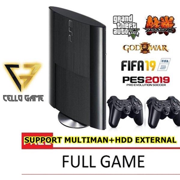 Ps3 500Gb Super Slim Mesin Ps 3 Ofw Isi Game Cfw Full Game 1 Stik