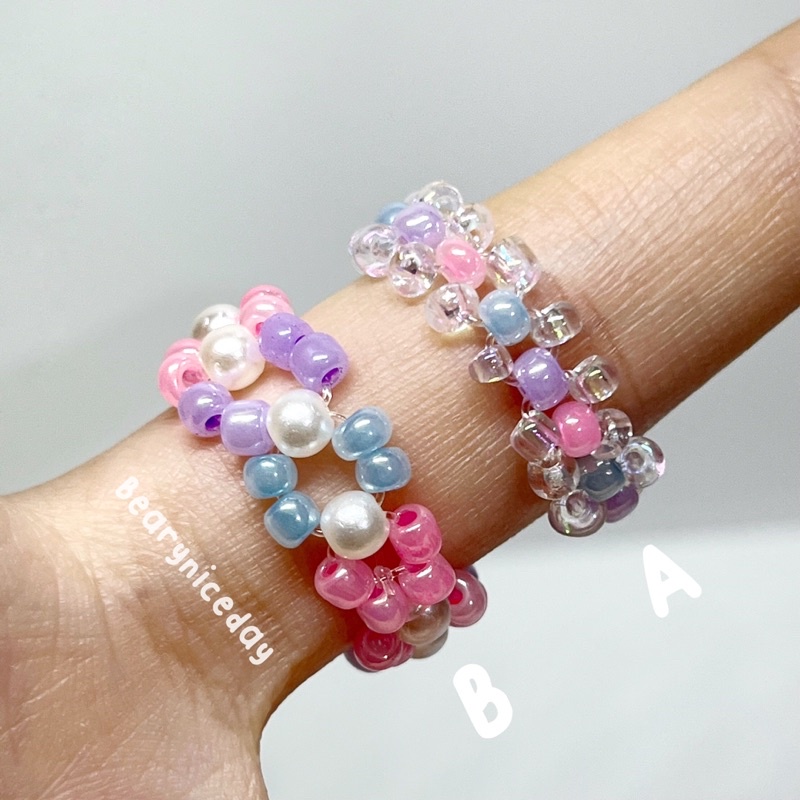 Pastel Beads Ring Pt.2 | Cincin Manik | Cincin Manik Pastel