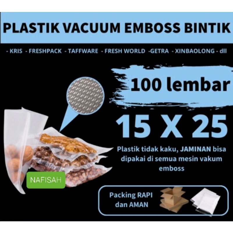 plastik vacuum emboss plastik vakum plastik emboss 15x25 cm