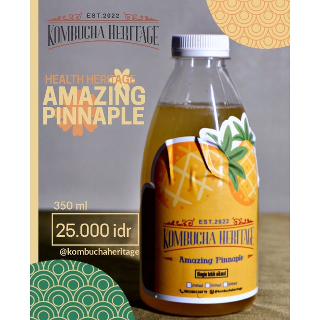 

Kombucha Heritage varian Amazing Pinnaple