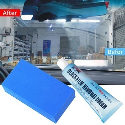 Car Glass Oil Film Remover Car Windshield Glass Film Removal Cream Car