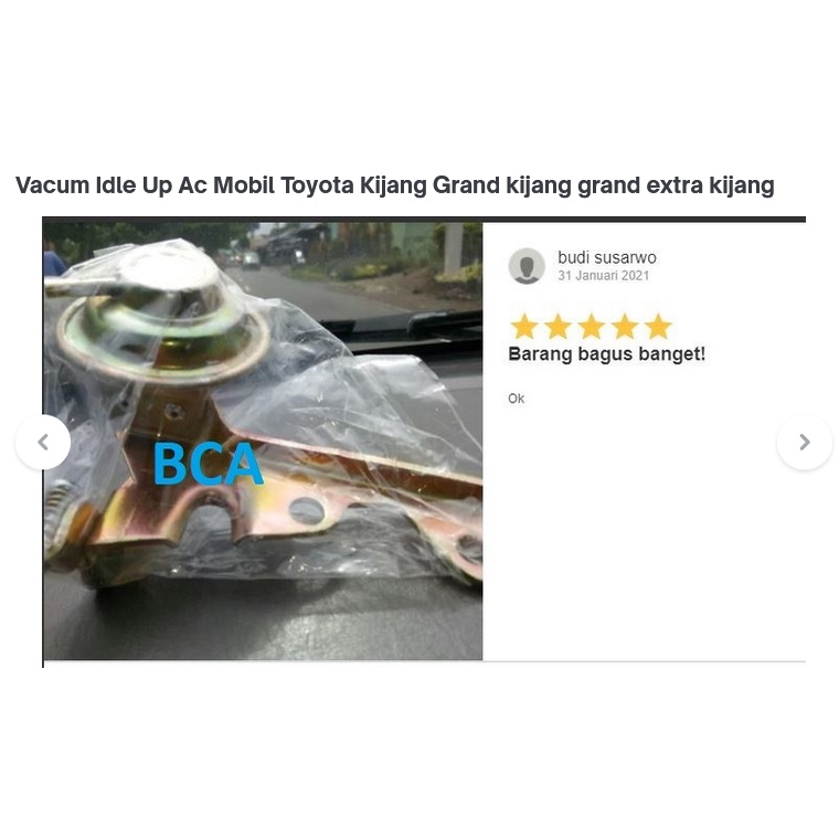 Vacum Idle Up Vakum AC Mobil Toyota Kijang Super Kijang Grand Extra Kijang Kapsul