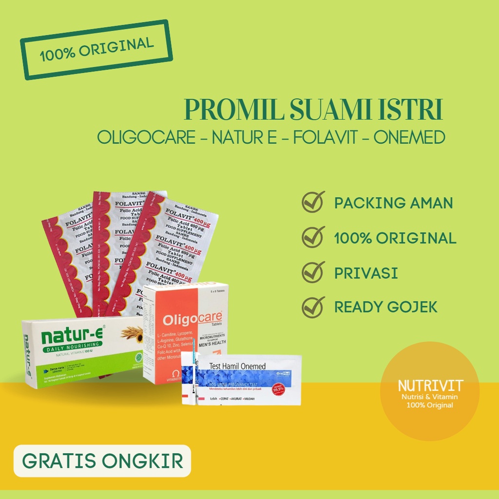 PROMIL SUAMI ISTRI NATUR E, FOLAVIT DAN OLIGOCARE