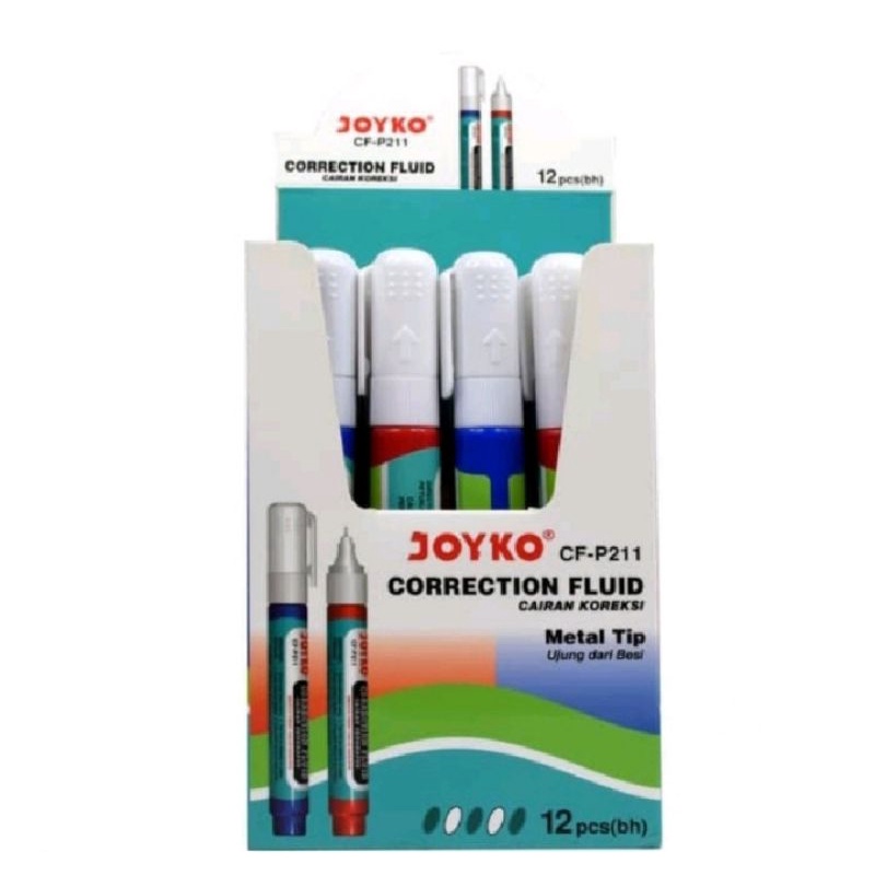 

Tip Ex Cair Joyko Correction Fluid CF-P211 (Metal Grip)