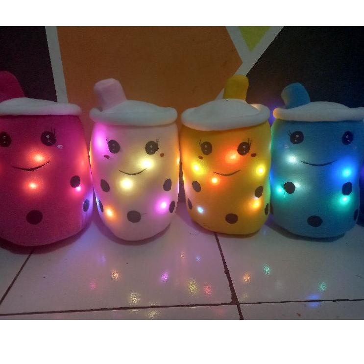 Boneka Boba Lampu LED Mainan Anak Boba Viral Lucu 30Cm Murah –BYR.11De22ᴿ