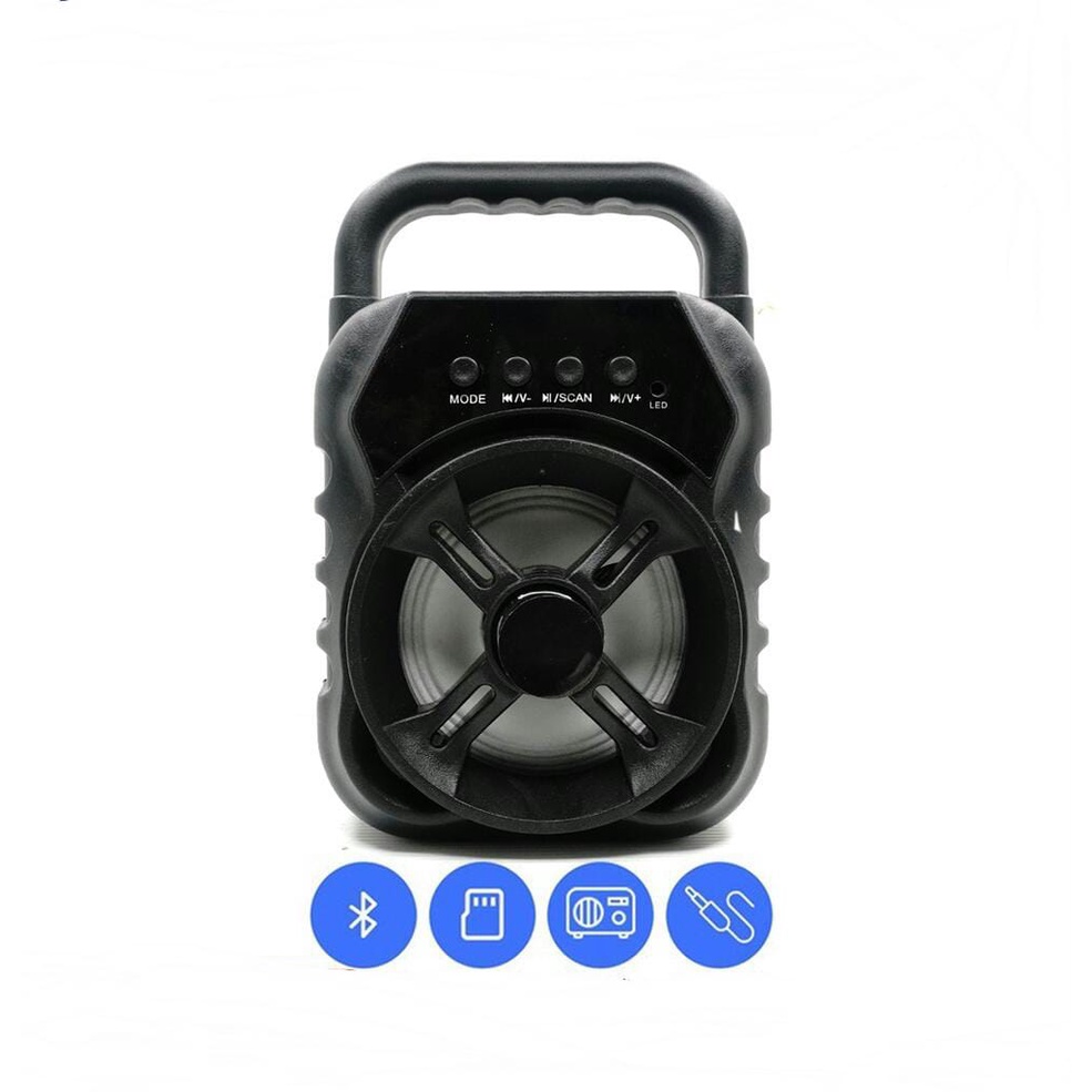 (NEW) SPEAKER +MIC  BLUETOOTH SQRS -663 MINI  PORTABLE