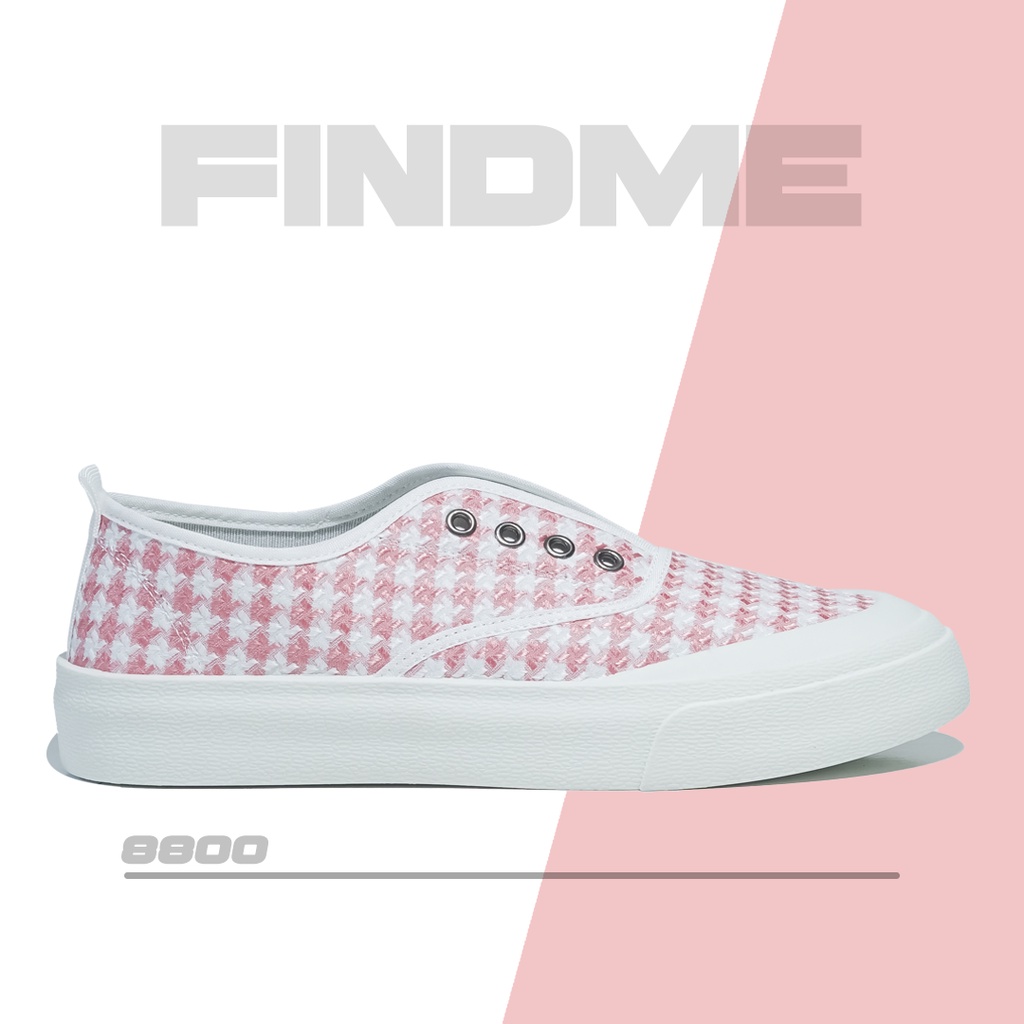 SEPATU SNEAKERS WANITA TANPA TALI CLASSIC LUXURY COOL BAHAN CANVAS KEREN IMPORT 8800
