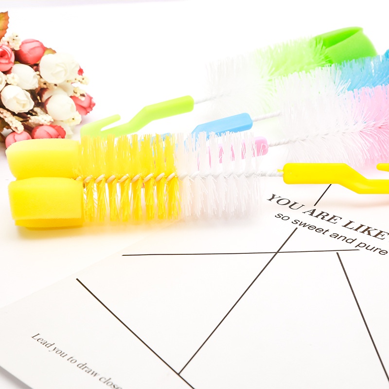 Alibaba1688 Sikat Botol Susu Bayi Pembersih Botol Susu 2 in 1