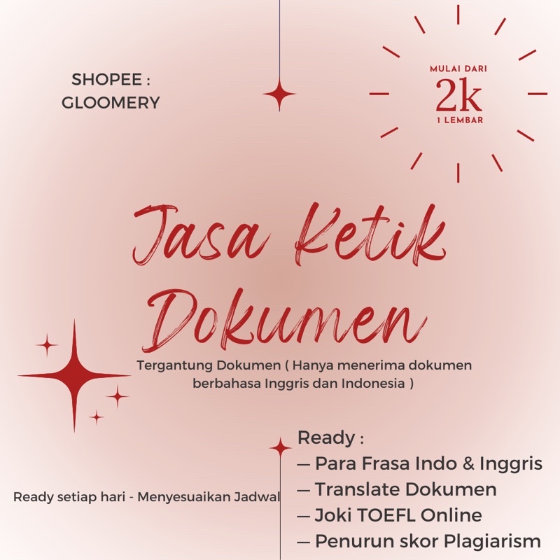 

Jasa Ketik Dokumen