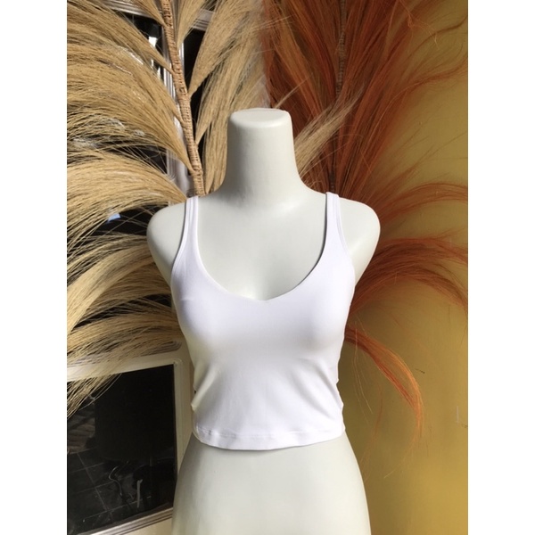 preloved tangtop bra crop lululemon putih
