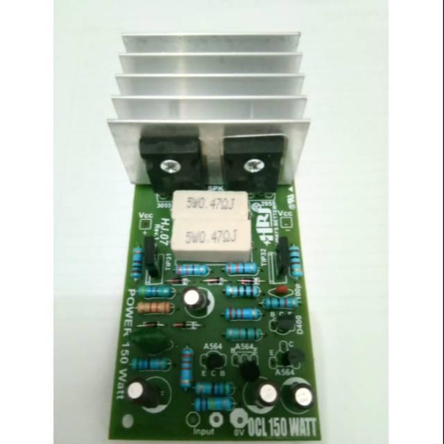 A531 Power Ocl 150 Watt Mono Plus Transistor Final Tip3055 Tip2955 Berkualitas Best Seller