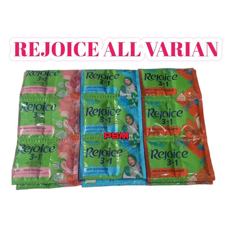PSM ~ P&G Rejoice Shampo HIJAB Shampoo RENCENG |