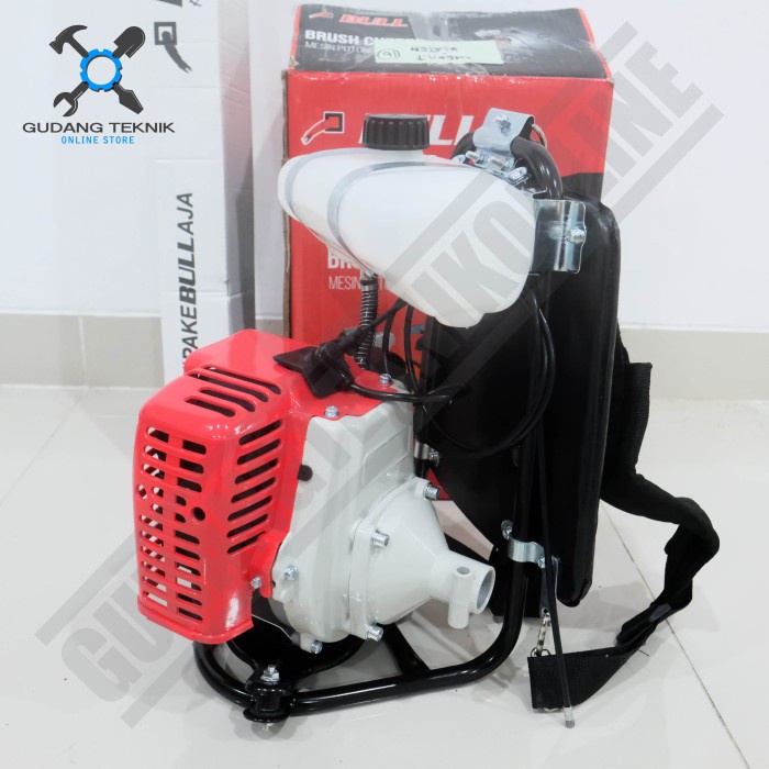 Mesin Potong Rumput 2Tak BL328 BULL / Mesin Pemotong Rumput 2 Tak Gendong Portable Brush Cutter BL 328 BULL