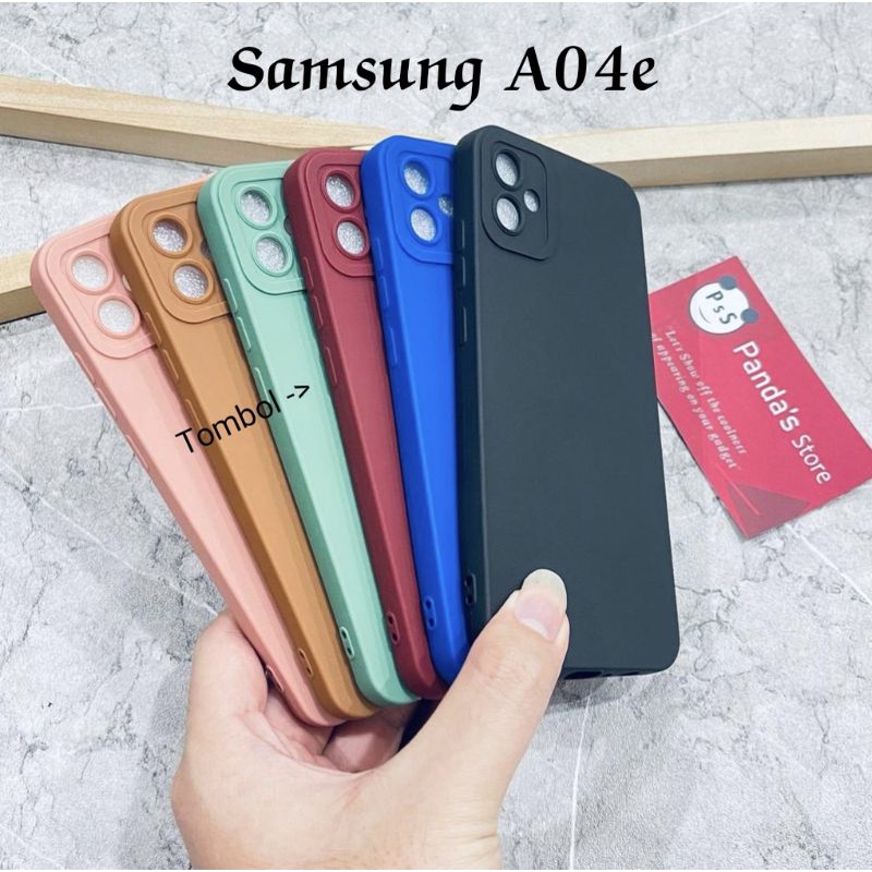 Case Samsung A04e Real Softcase Pro Camera TPU Casing PSA