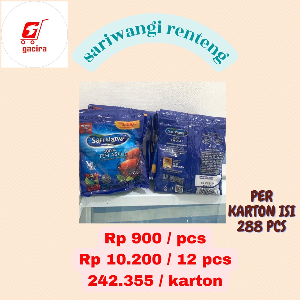 

sariwangi renteng