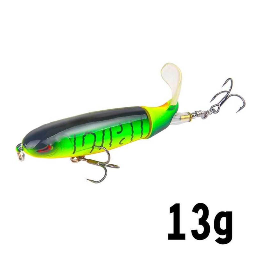 Umpan Pancing Ekor Berputar Fishing Lure Ikan Long Tail 13G