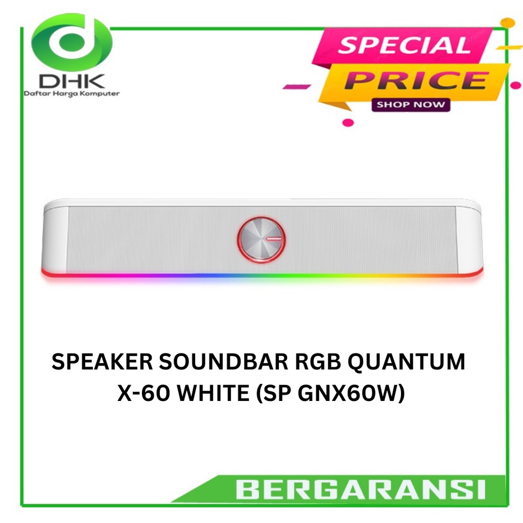 SPEAKER NYK SOUNDBAR RGB QUANTUM X-60 WHITE (SP GNX60W)