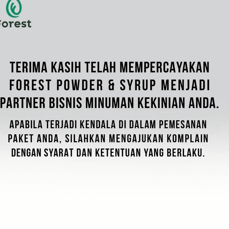 

☛ Terbatas! Bubuk Minuman AVOCADO Powder - FOREST Bubble Drink ..,,.,,.,
