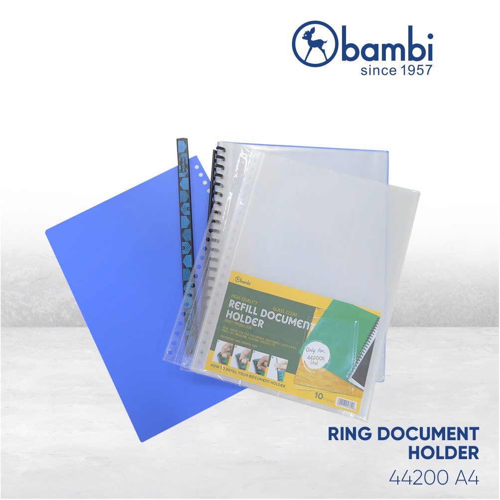 

Bambi Refill Document Holder 44200R Ukuran A4 Original