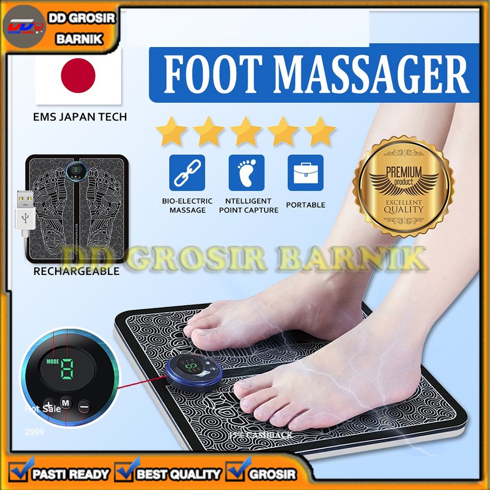 [DGB] EMS FOOT MASSAGE JAPAN PIJAT KAKI EMS PAD MAT AKUPUNTUR PENGISIAN MENINGKATKAN SIRKULASI DARAH MEREDAKAN SAKIT BIO ELECTRIC