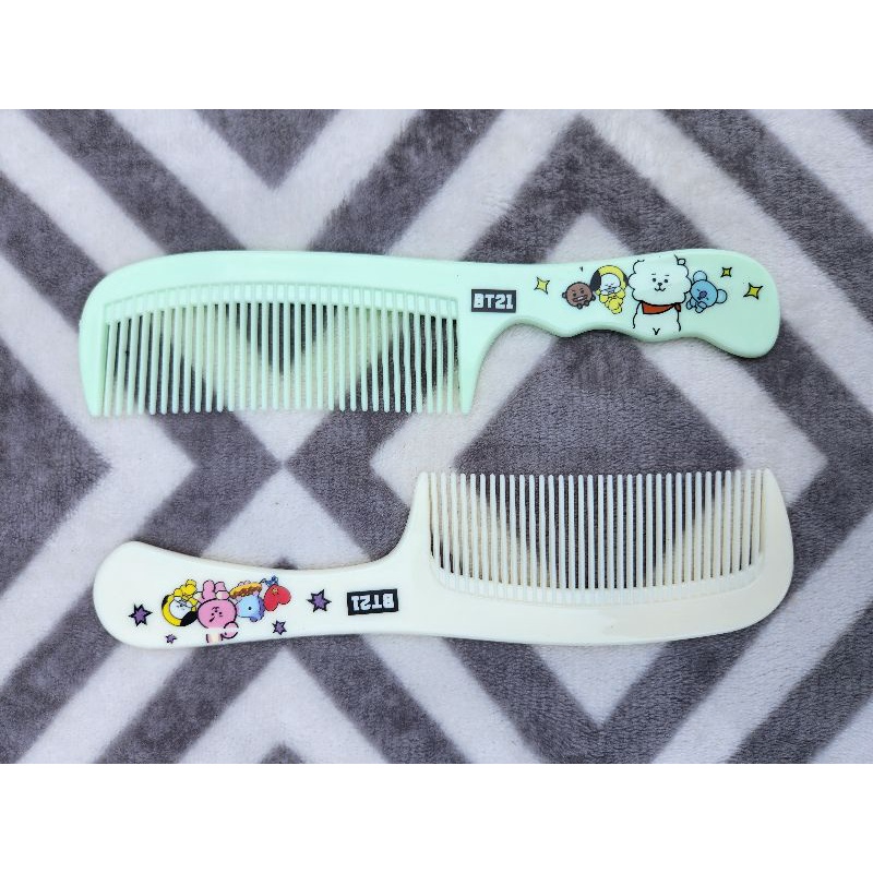 Sisir Rambut BT21/Sisir rambut lucu/sisir rambut karakter/sisir gagang karakter
