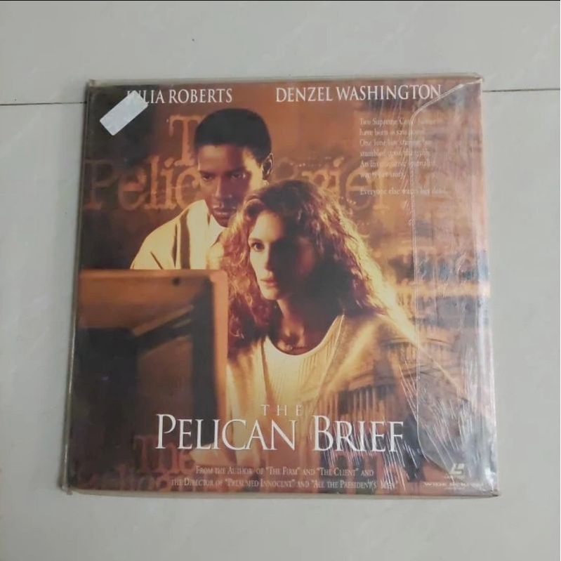 Kaset Laser 2 disc Julia Roberts The Pelican Brief