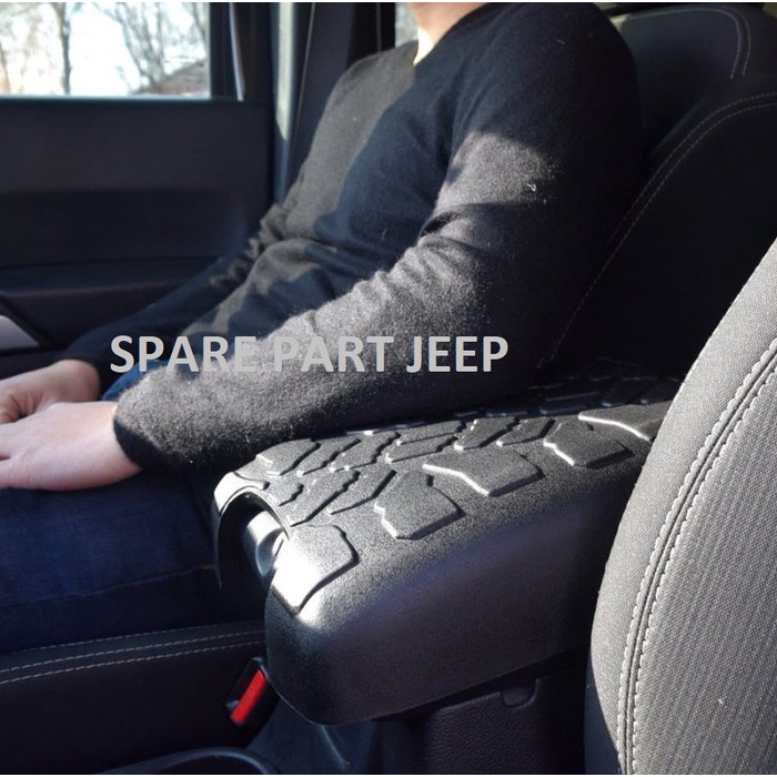Cover Arm Rest Storage Box Jeep Wrangler Rubicon JK