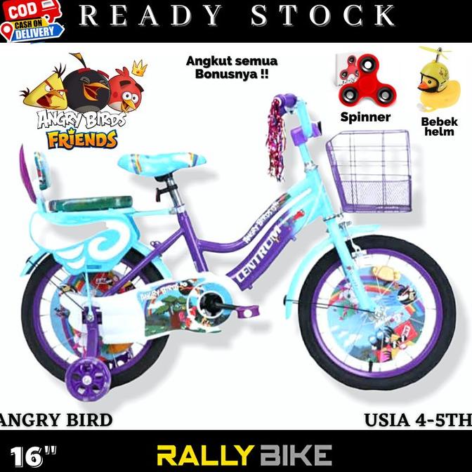 Sepeda Keranjang Roda 4 Anak 4 Tahun Perempuan #Original
