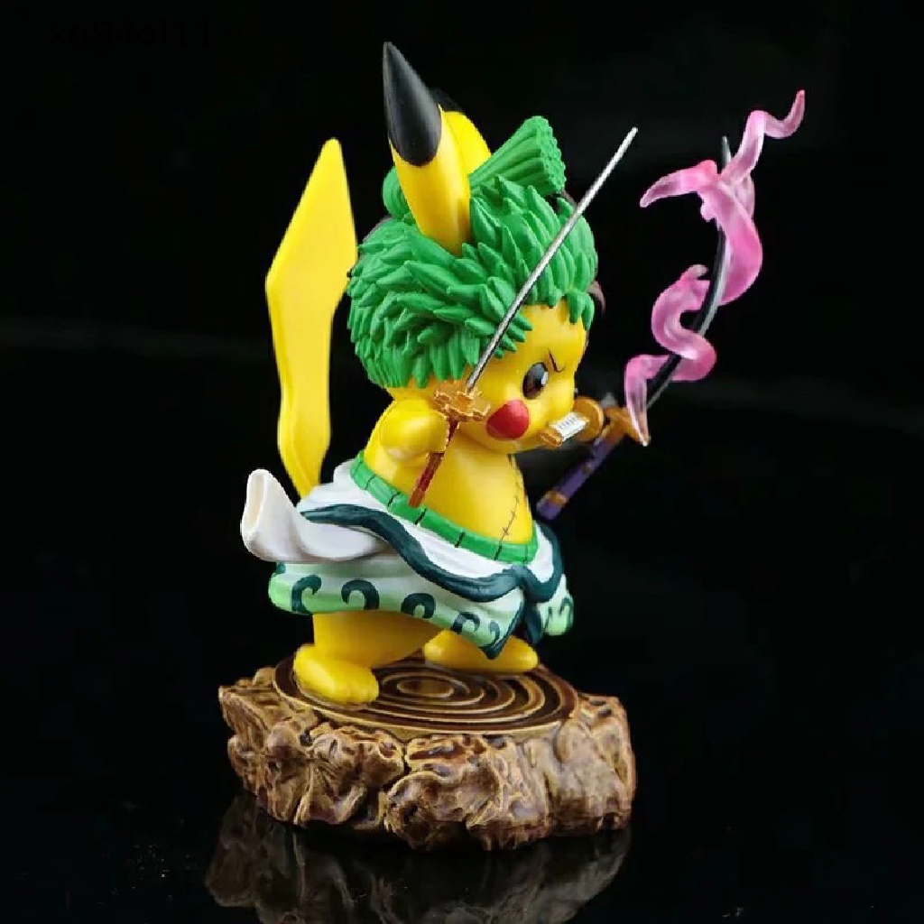 Xo Anime Pokemon Pikachu Cosplay Roronoa Zoro ONE PIECE GK Collection Hadiah Ulang Tahun OL