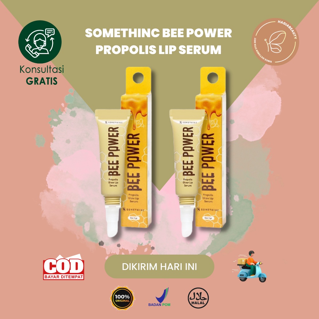 SOMETHINC Bee Power Propolis Glow Lip Serum - ORIGINAL BPOM